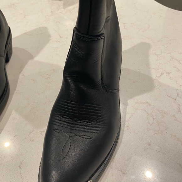 Five Star Women’s Western Motorcycle Ankle Boots - Picture 6 of 7